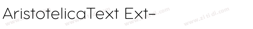 AristotelicaText Ext字体转换